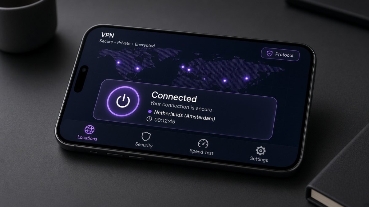 快连 APP 统计与对比界面示意